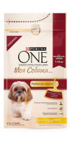 PURINA ONE " Моя Собака... Любитель Поесть" сухой 1,5 кг для Собак Индейка ПРОМО