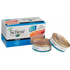 Schesir консервы 50 г для кошек Тунец 6 шт. Schesir консервы 50 г для кошек Тунец 6 шт.