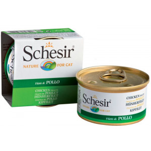 Schesir консервы 85 г для кошек Филе Цыпленка Schesir консервы 85 г для кошек Филе Цыпленка