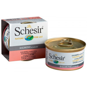 Schesir консервы 85 г для кошек Лосось в собственном соку Schesir консервы 85 г для кошек Лосось в собственном соку
