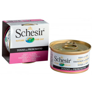 Schesir консервы 85 г для кошек Тунец+ветчина Schesir консервы 85 г для кошек Тунец+ветчина