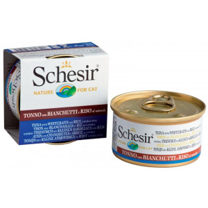 Schesir консервы 85 г для кошек Тунец со снетком Schesir консервы 85 г для кошек Тунец со снетком