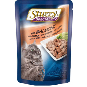 STUZZY SPECIALITY CAT консервы для кошек с лососем 100гр