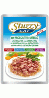 STUZZY CAT консервы для кошек телятина с ветчиной в желе 100гр