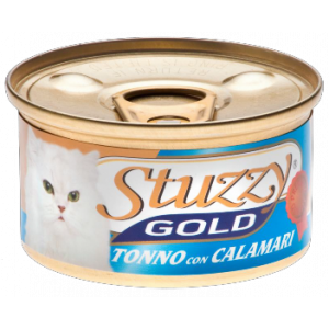 STUZZY GOLD консервы для кошек 85г Тунец с Кальмарами в собственном соку STUZZY GOLD консервы для кошек 85г Тунец с Кальмарами в собственном соку