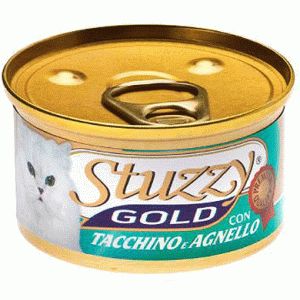 STUZZY GOLD консервы для кошек 85г Мусс, Индейка и Ягненок