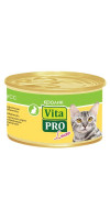 VITA PRO LUXE Консервы д/кошек от 1г кролик 85 г мусс /24/