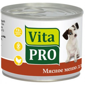 VITA PRO Консервы д/собак Курица 200г ж/б VITA PRO Консервы д/собак Курица 200г ж/б