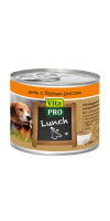VITA PRO LUNCH Консервы д/собак  Дичь, бурый рис 200г ж/б /6/